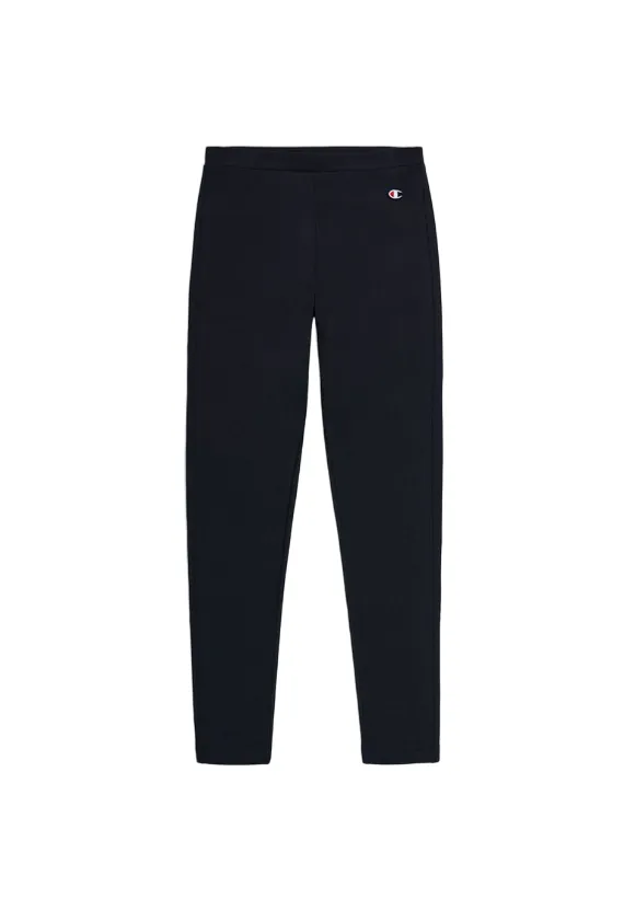 Fleece Champion pantalone sportivo legging da donna 116607 KK001 nero