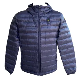 festival Blauer giubbino da uomo con cappuccio termosaldato 25SBLUC02227-007104 888 blu