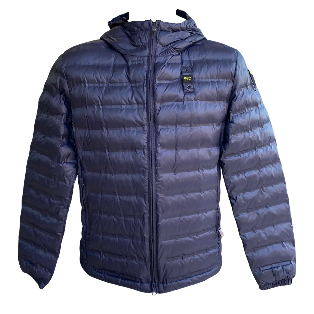 festival Blauer giubbino da uomo con cappuccio termosaldato 25SBLUC02227-007104 888 blu