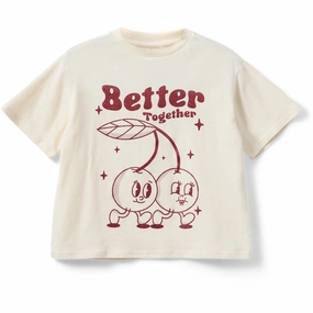 All-Day Comfort Wear Soft Touch Texture Sofie Schnoor Snow White T-Shirt