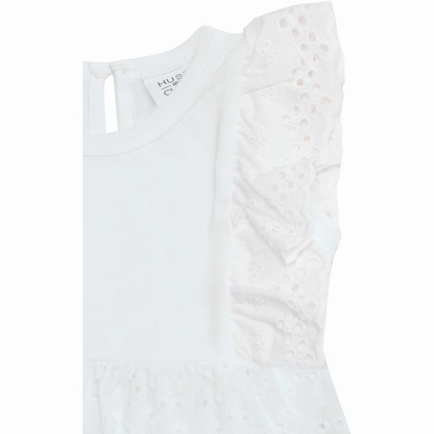 Versatile Layering Hust & Claire White Kristi Dress