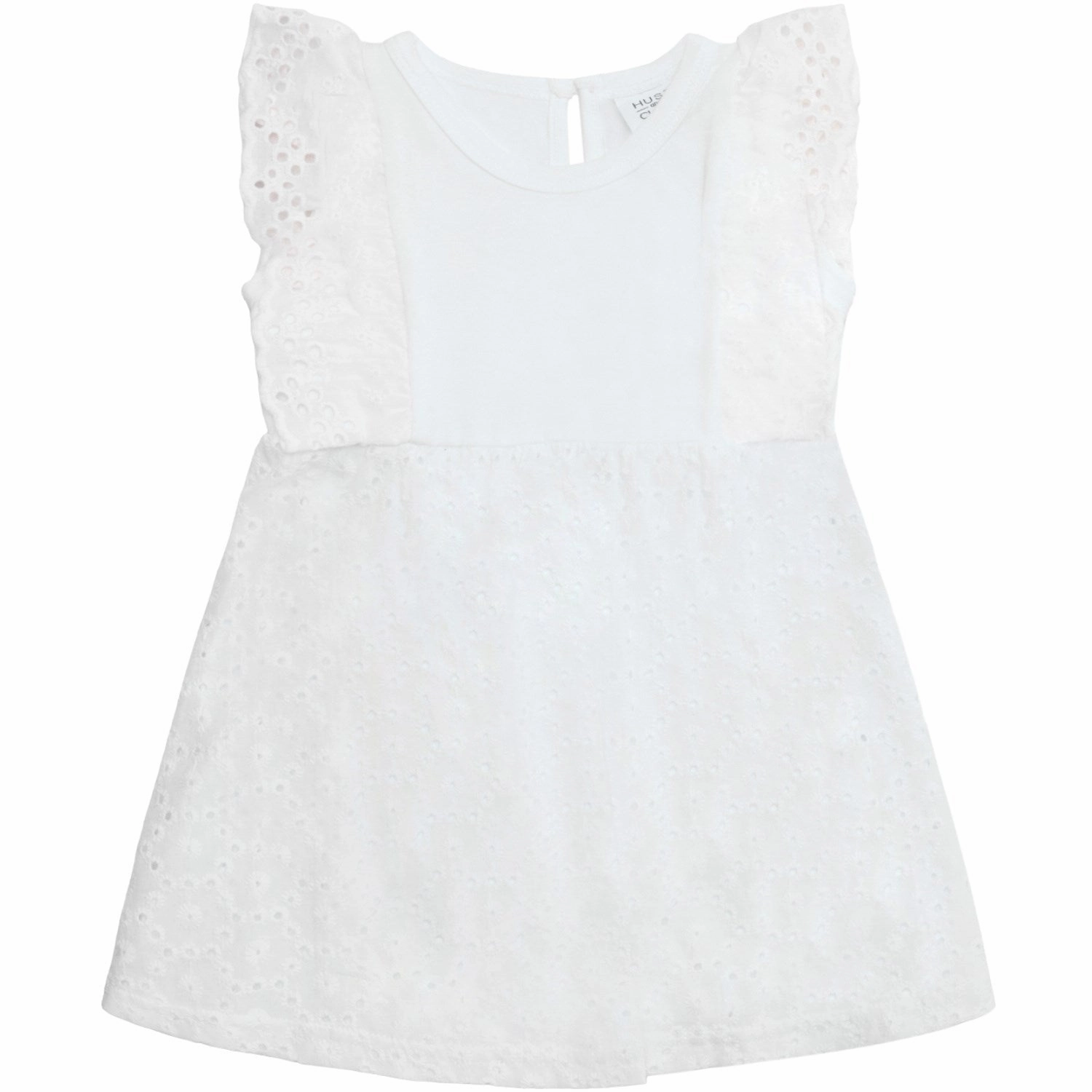 Hust & Claire White Kristi Dress Work Mood