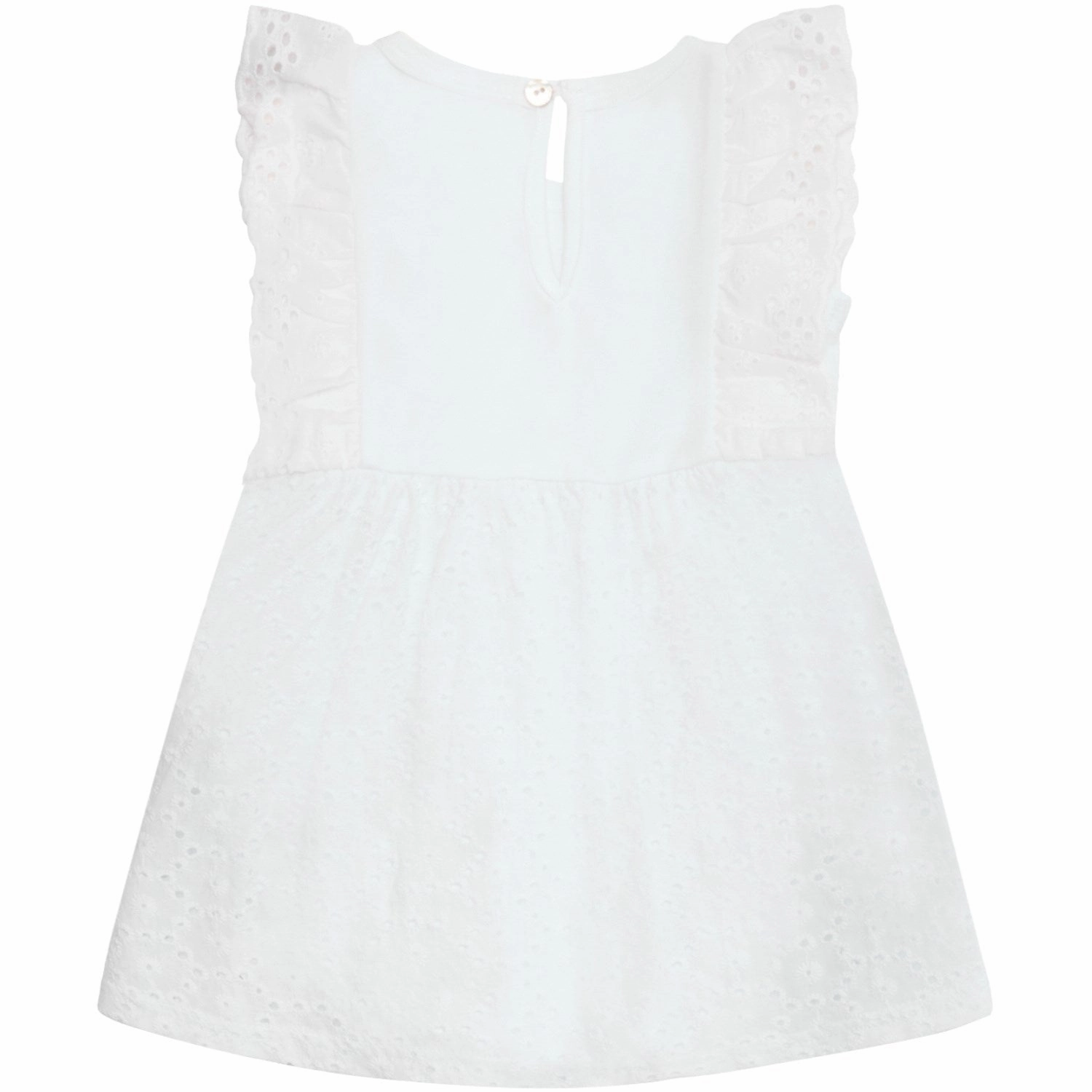 Urban Drape Lower Hem Hust & Claire White Kristi Dress