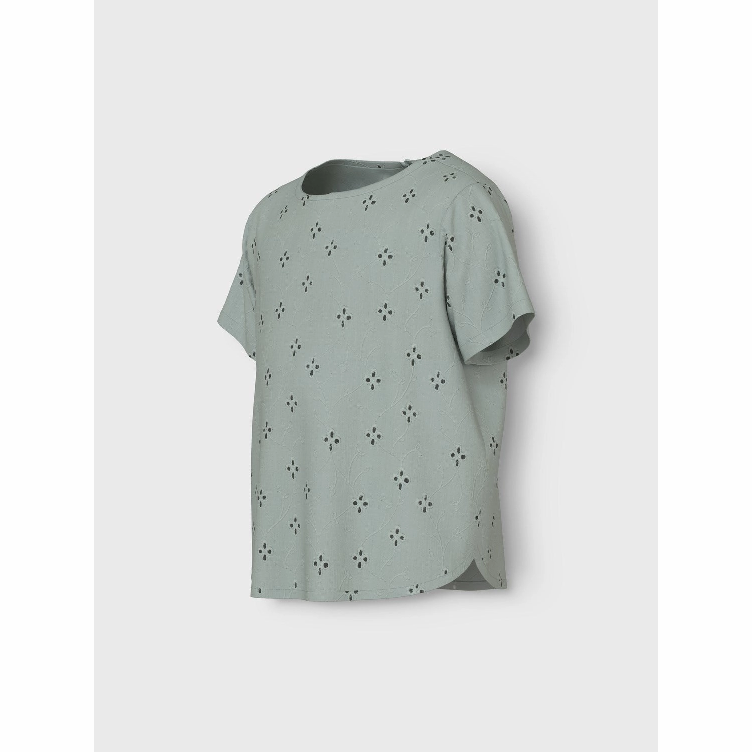 Sustainable Textile Name It Aqua Gray Violeta T-Shirt