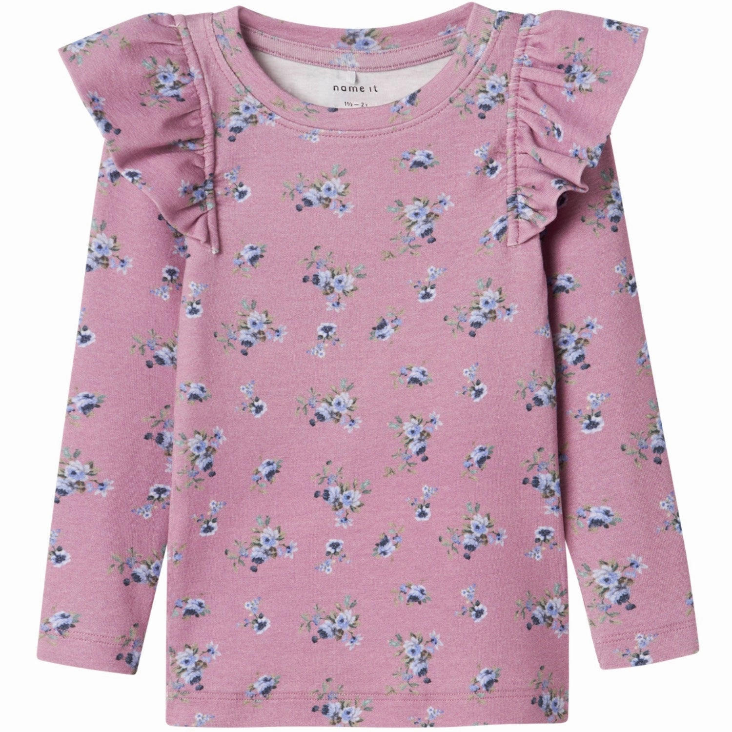 Name It Mauve Orchid Rline Blouse Anti Static Fabric