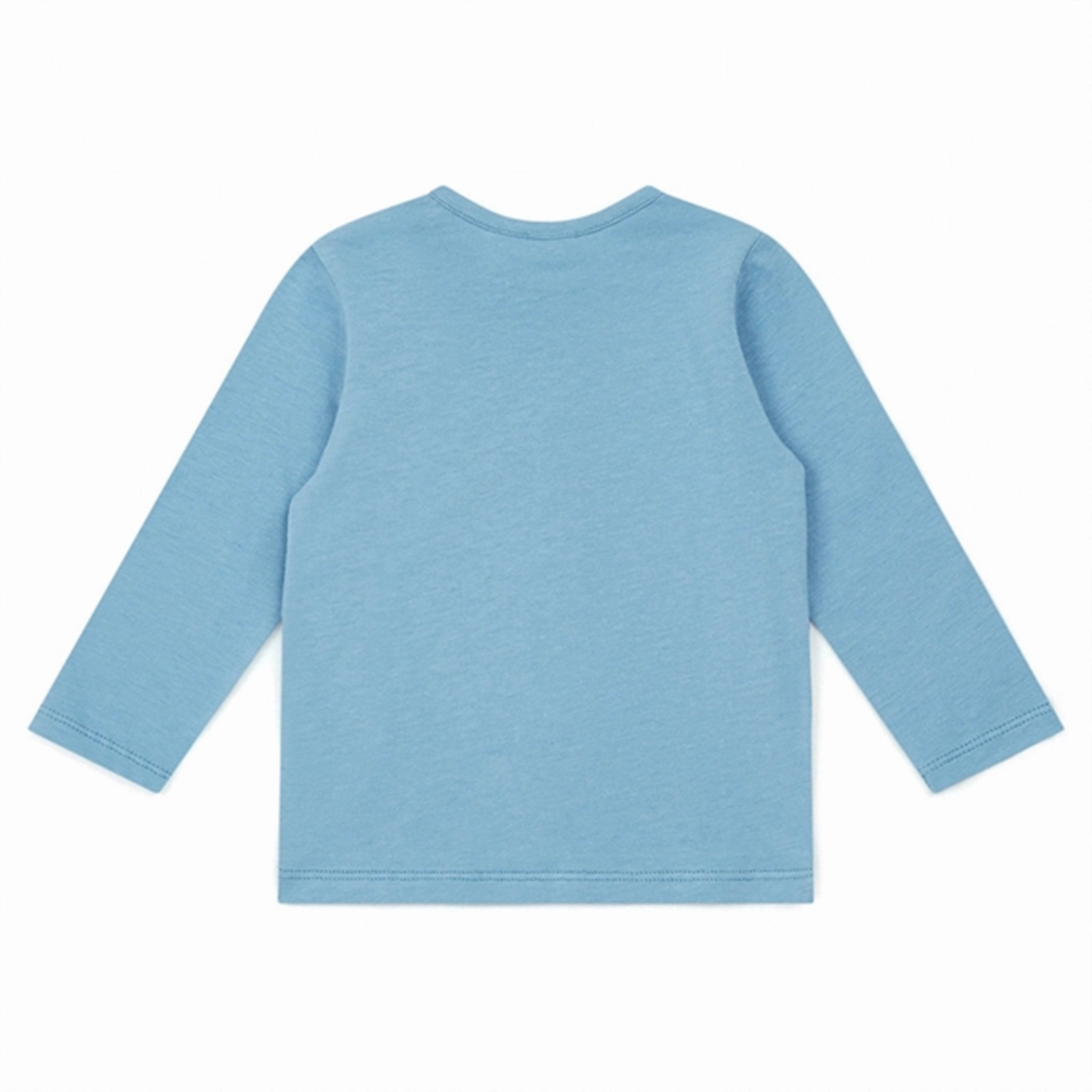 Unmatched comfort Hidden Placket BONTON Schoolbus Bluse Blue