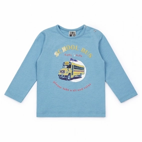 Tagless label BONTON Schoolbus Bluse Blue