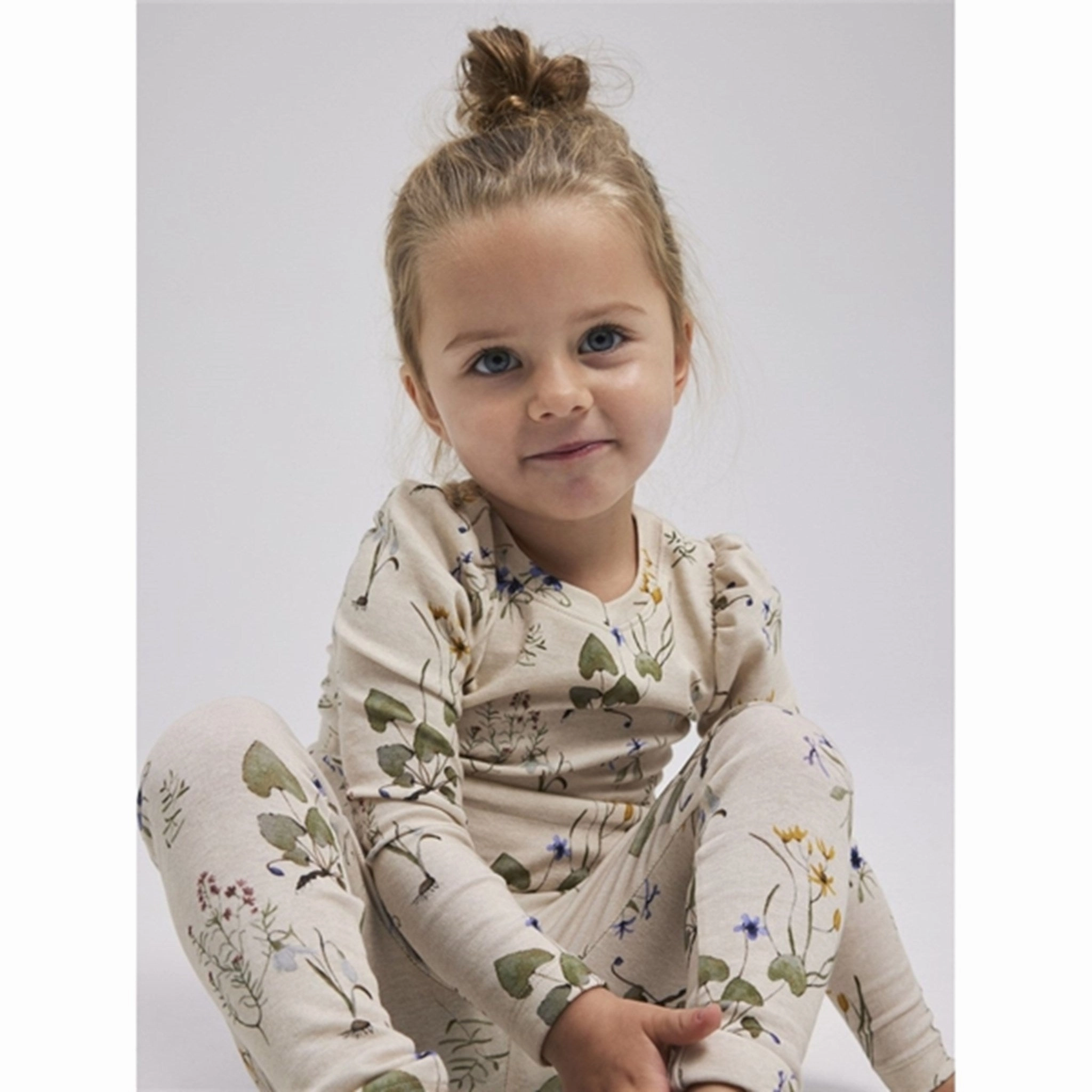 Name it Peyote Melange Bossa Blouse Cuffed hem Comfort Wear