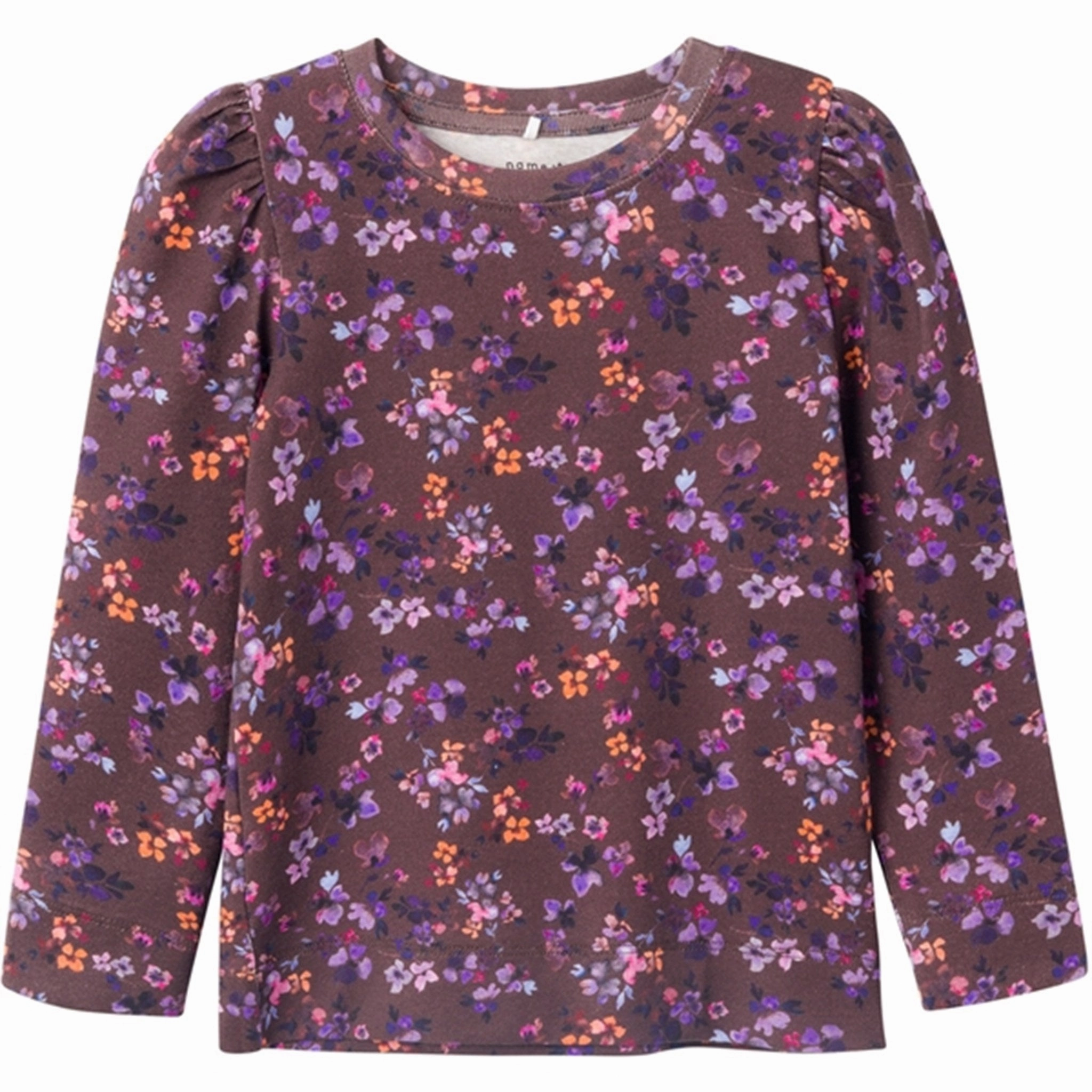 Name it Chocolate Plum Franja Blouse Comfortable Fabric