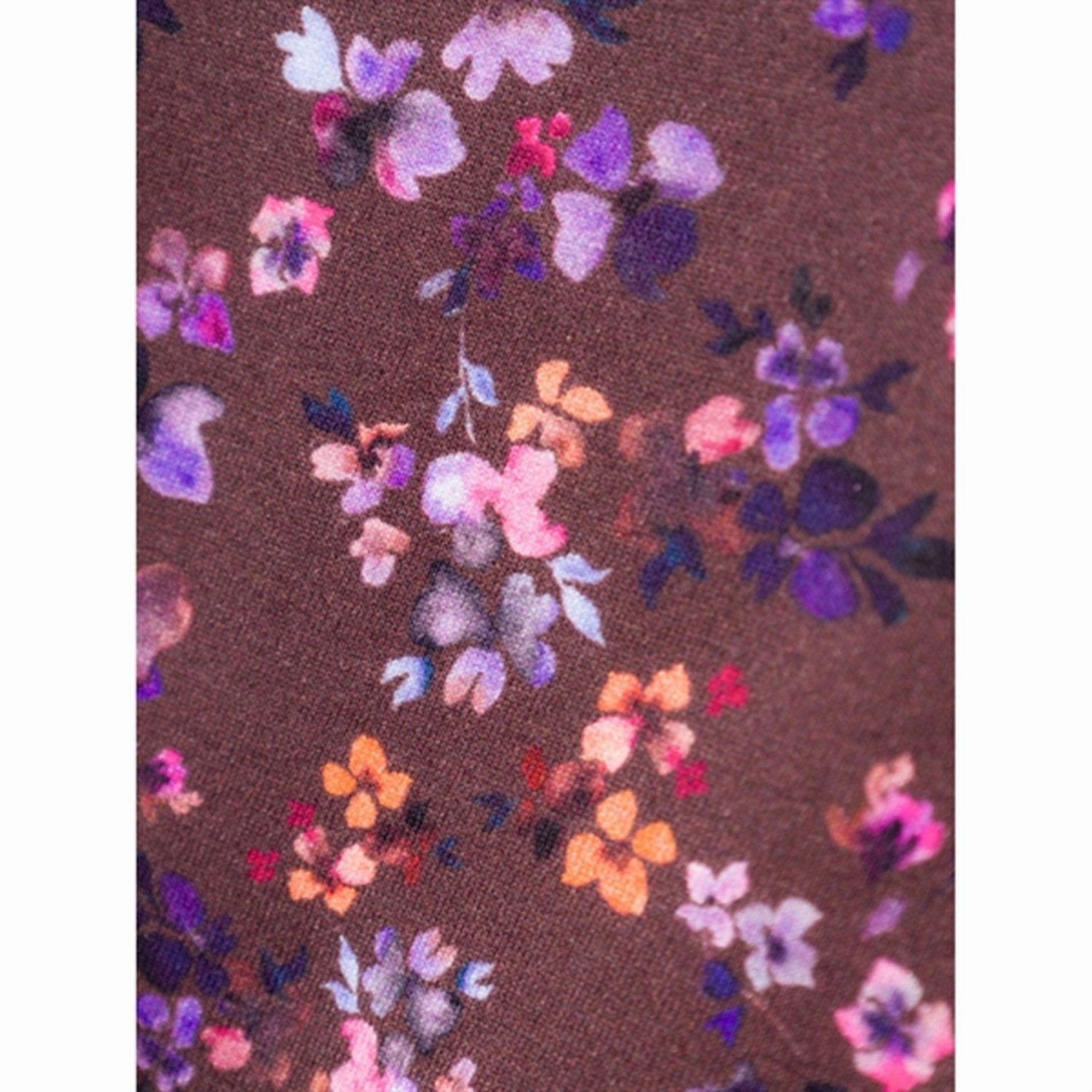 Stretch Fabric Name it Chocolate Plum Franja Blouse