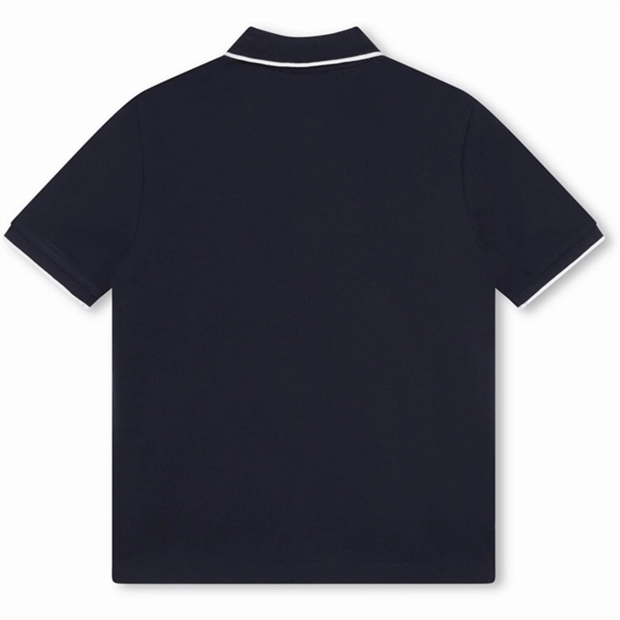 Durable Cotton Hugo Boss Navy Polo Short Sleeved