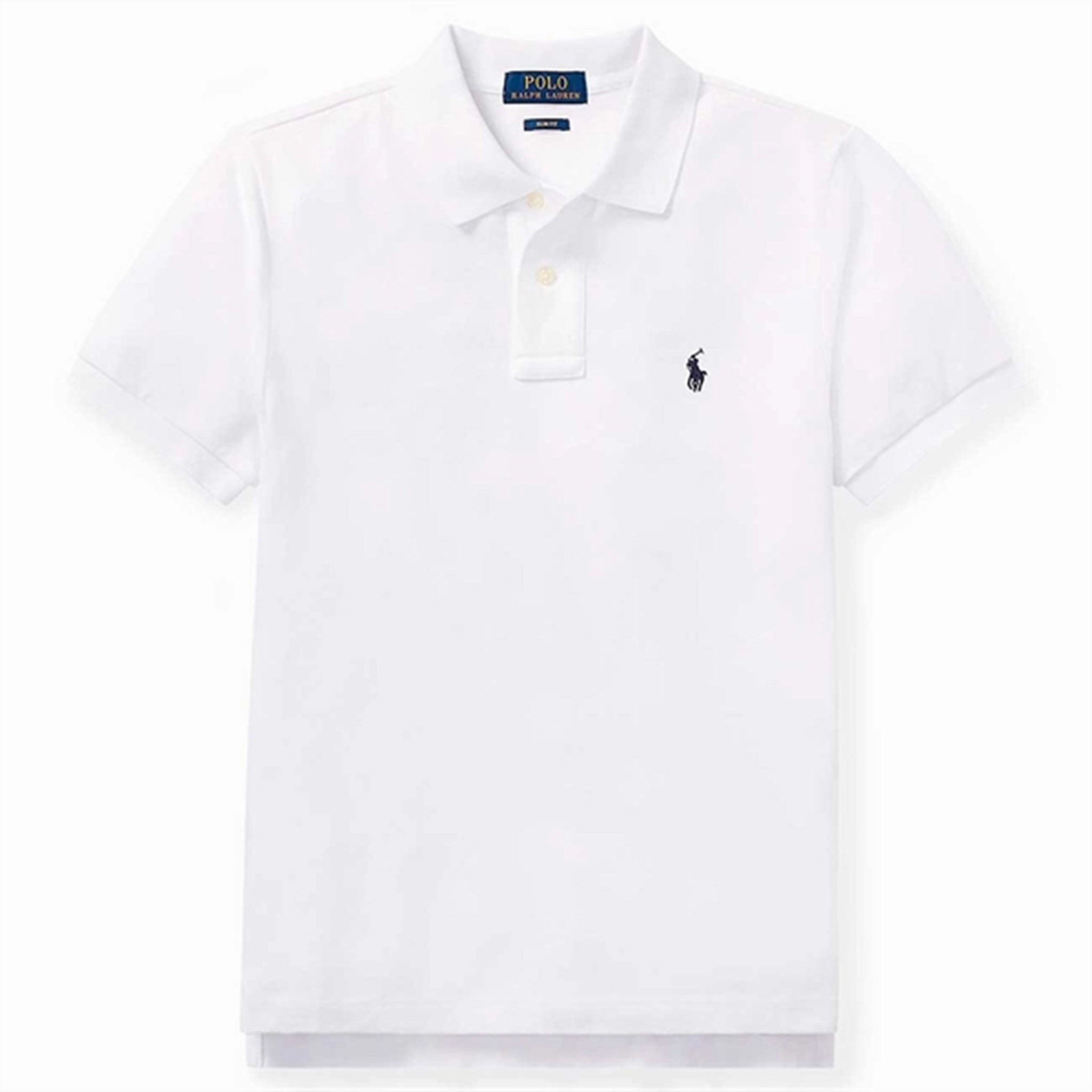 Eco Friendly Dye Team Uniform Polo Ralph Lauren Boy Short Sleeved Classic Polo White