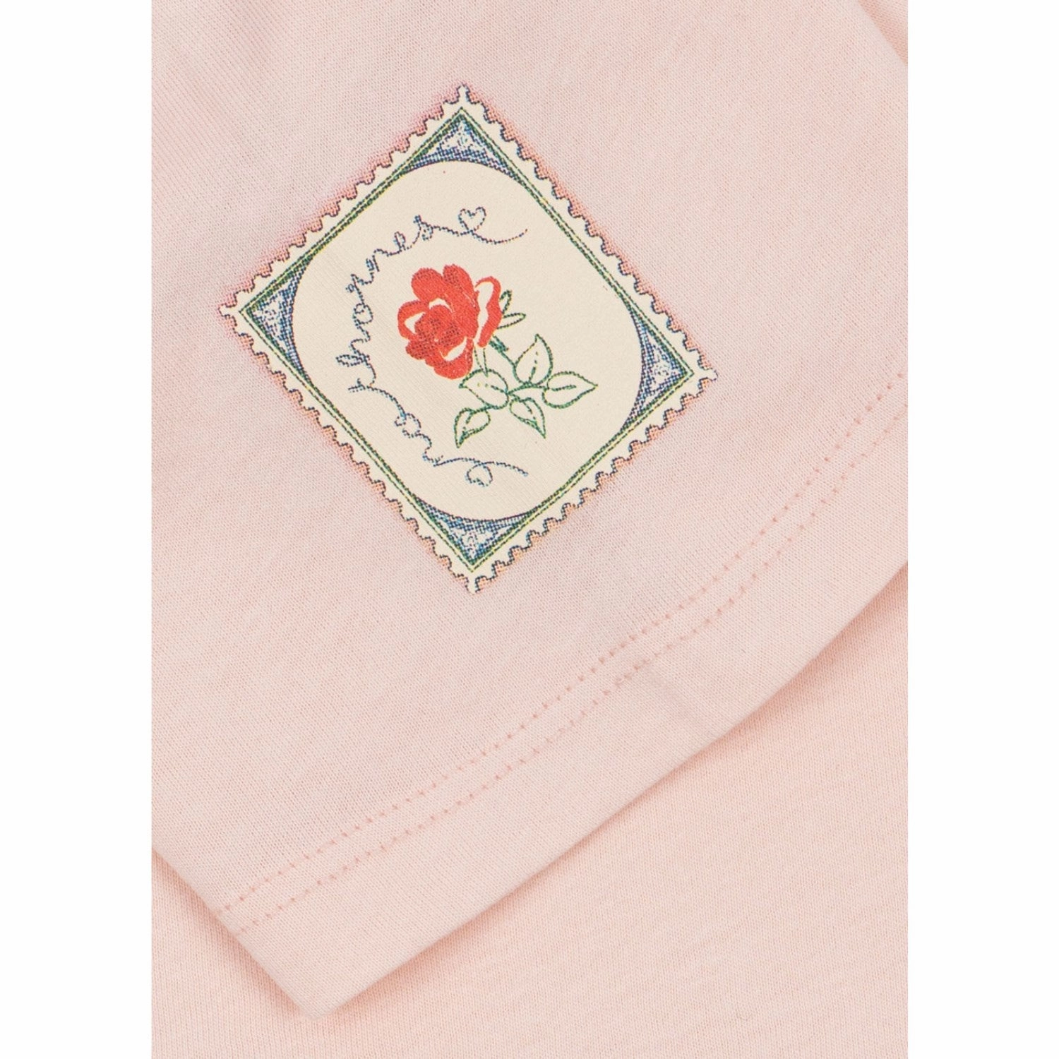 Trendy Fabric Timeless Layering Konges Sl?jd Chalk Pink RHW X KS Lettre Tee Ocs