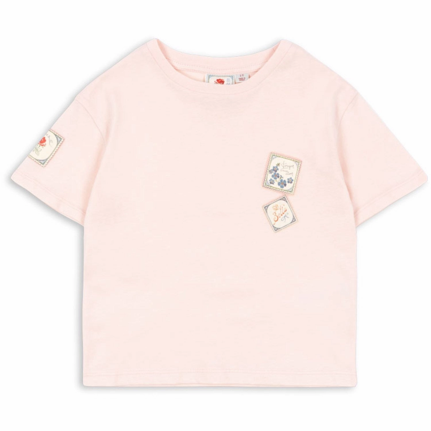 Cozy and Fashionable Konges Sl?jd Chalk Pink RHW X KS Lettre Tee Ocs