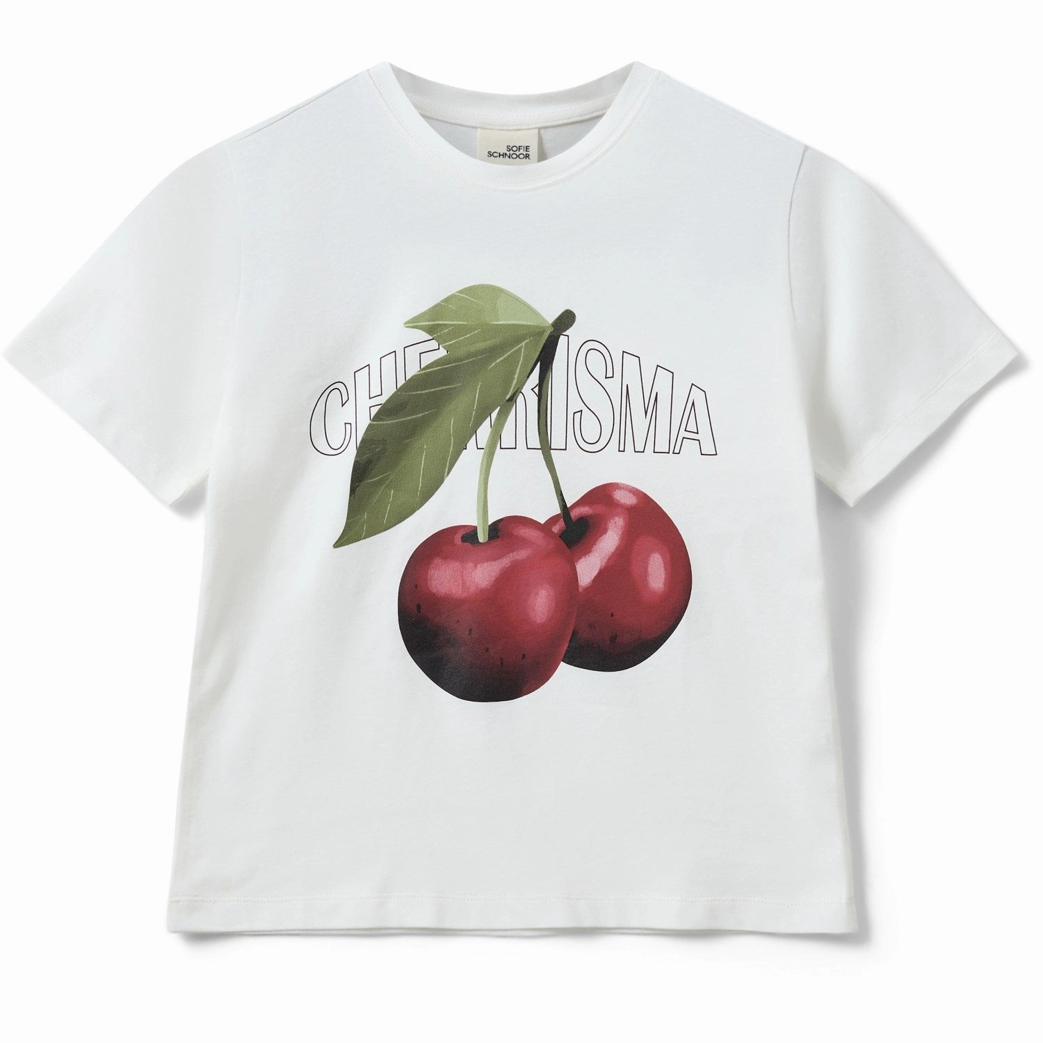 Sofie Schnoor Snow White Tee S/S Casual and cool Easy and Relaxed