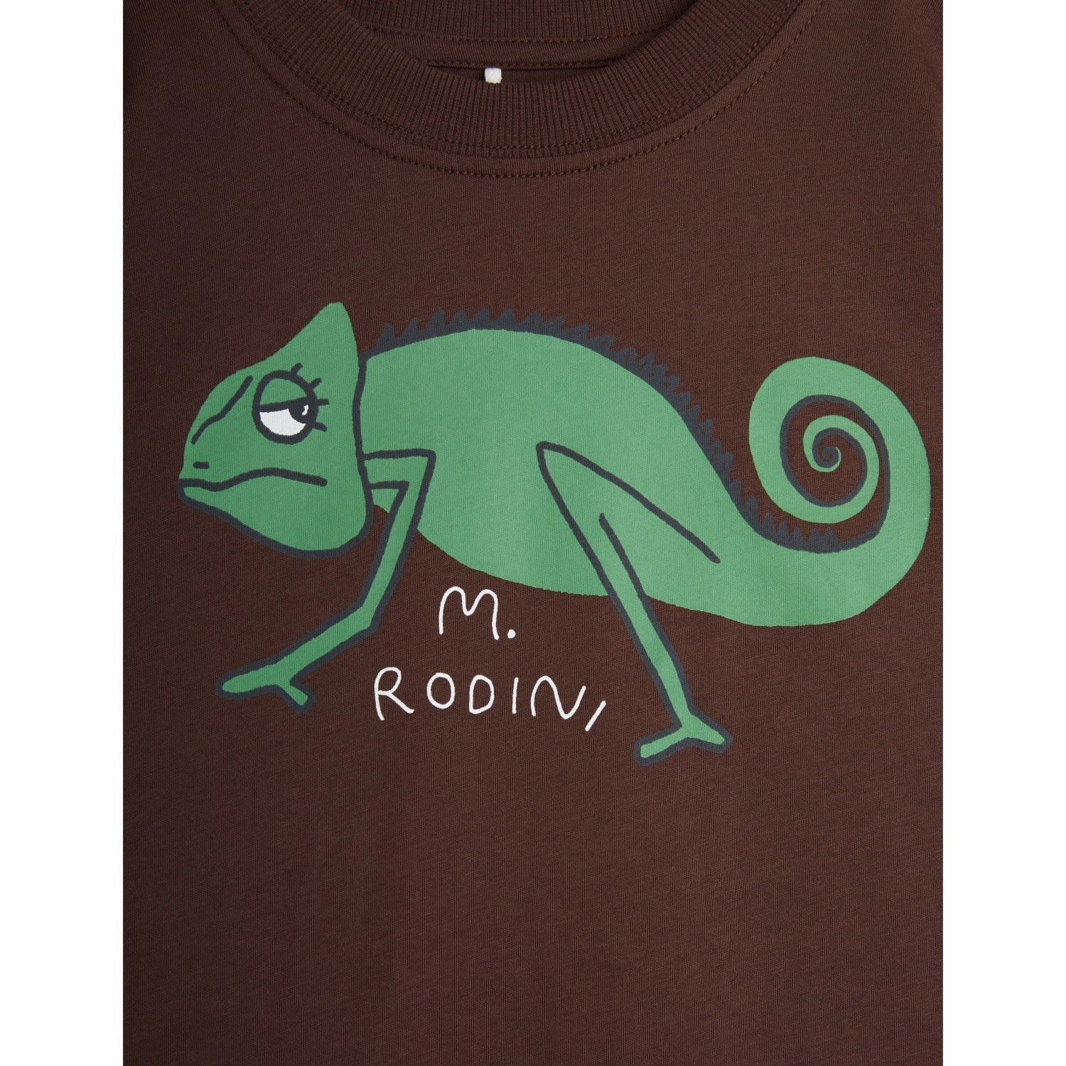 Eco Conscious Production Easy Care Mini Rodini Brown Lizard T-Shirt