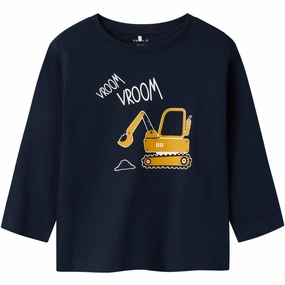 Name It Dark Sapphire Loder Nreg Blouse Functional Pocket