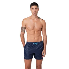 F**K pantaloncino costume mare da uomo M01BU02BU blu Tropical Holiday