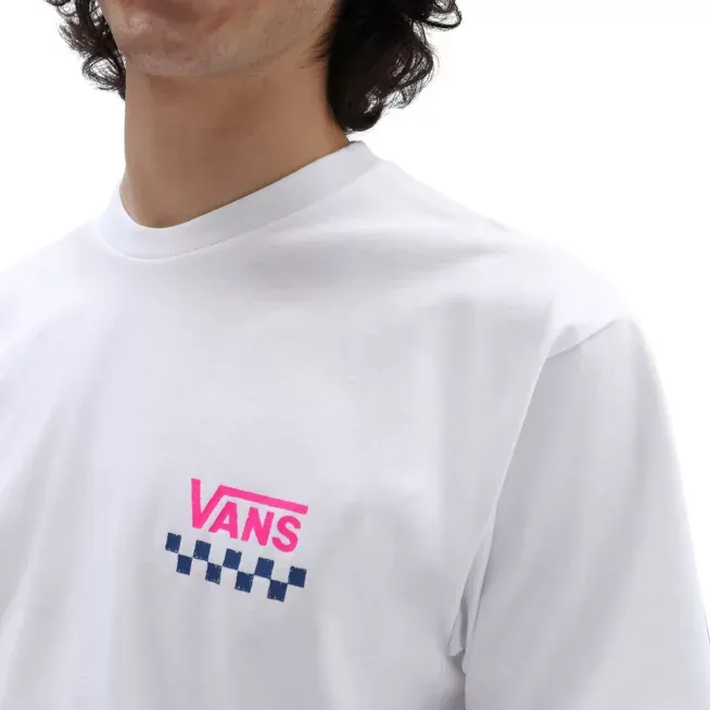 Vans T-shirt Sketchy Past VN0A7PLVWHT1 white Modern Layer Light Fit