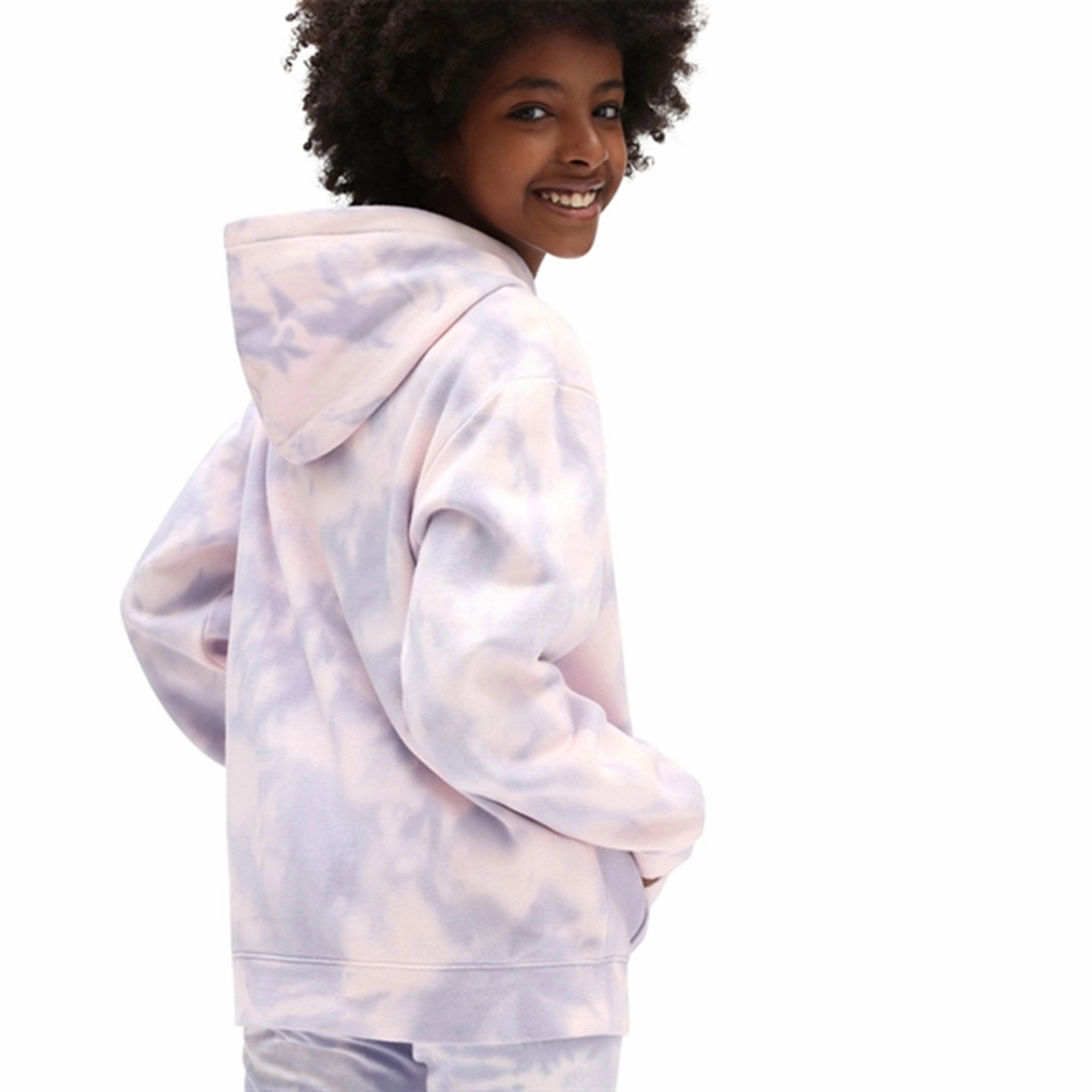 organic materials Double Needle Stitching VANS Chalkboard Wash Hoodie Languid Lavender Water Wash