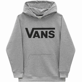 fleece material Heat Transfer Graphics VANS Classic PO Hoodie Cement Heather