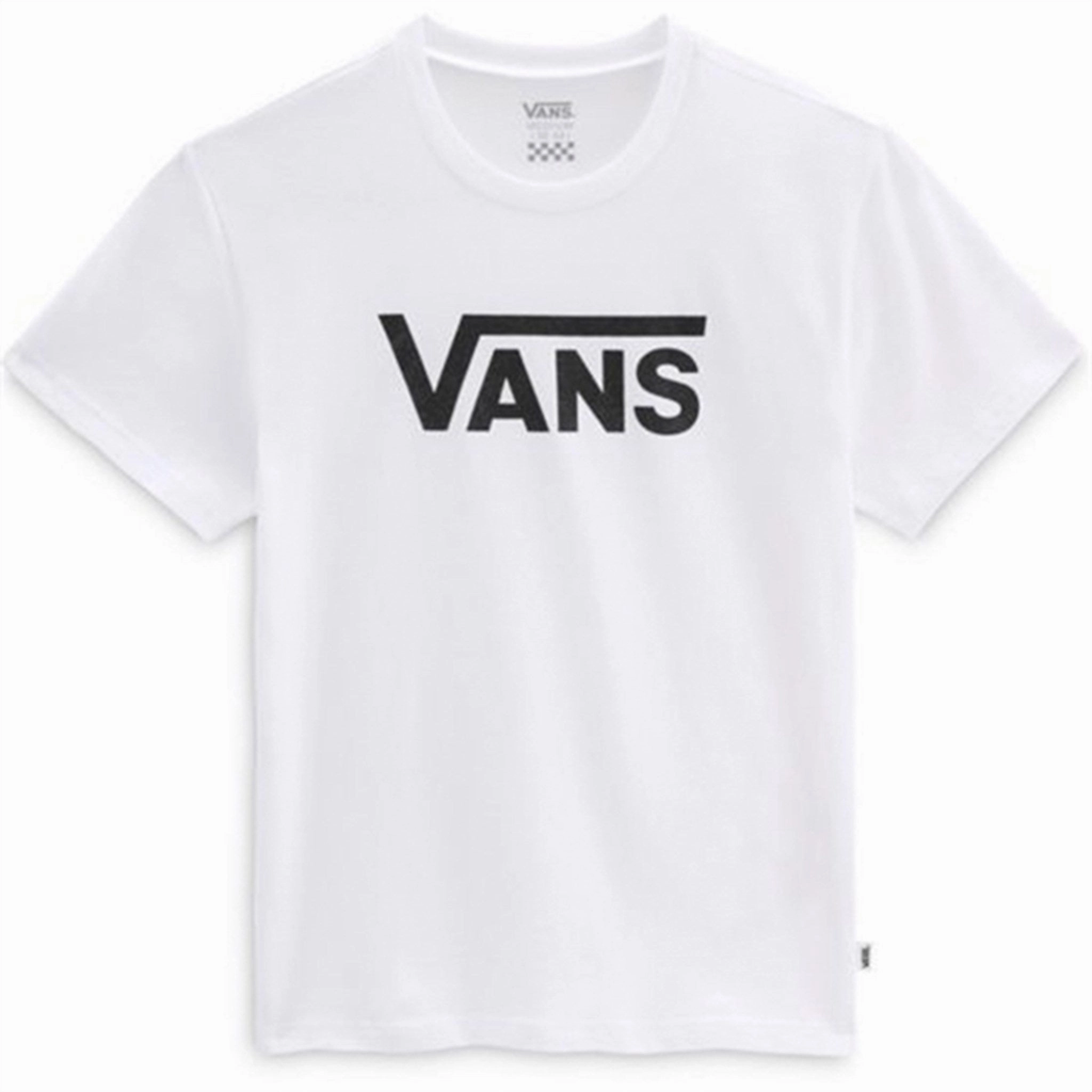 VANS Flying V Crew T-shirt White Easy-to-Style Top