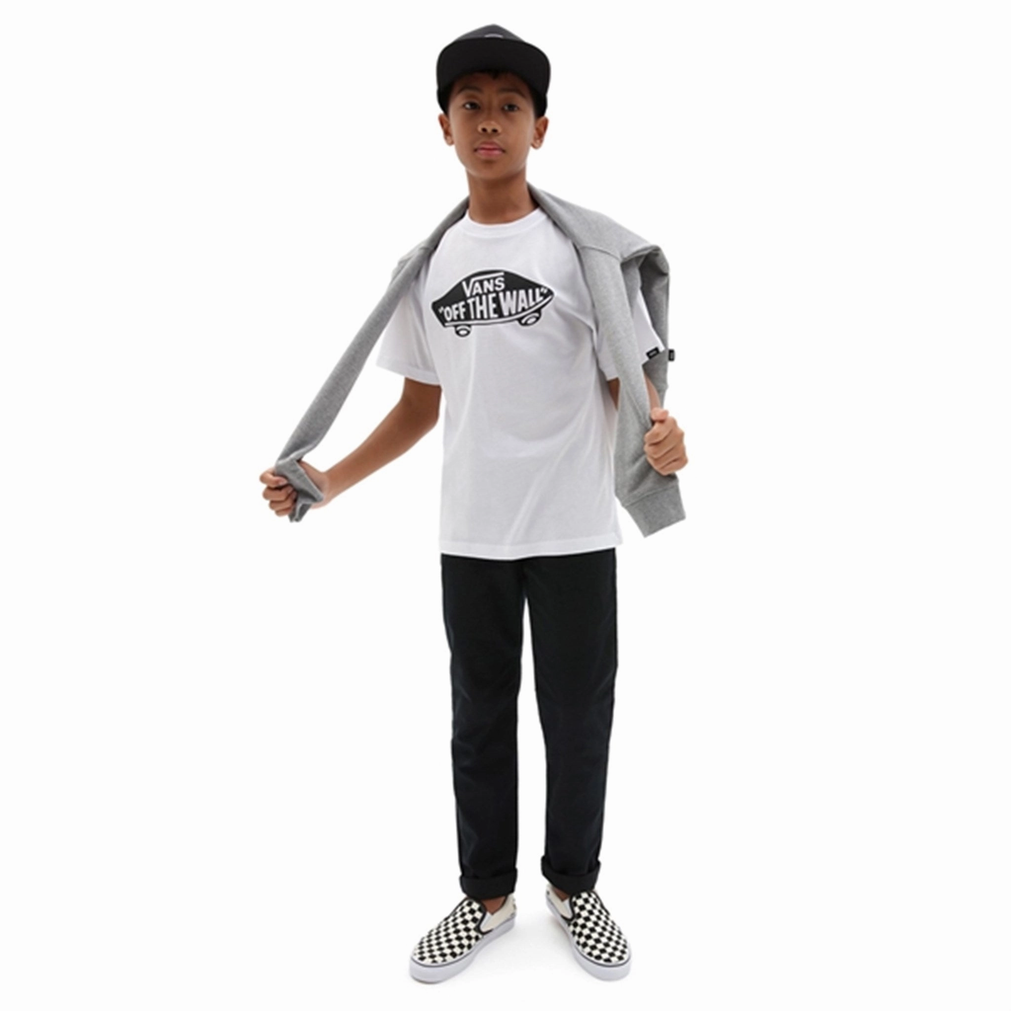 Summer Favorite Soft and breathable VANS OTW T-shirt White/Black