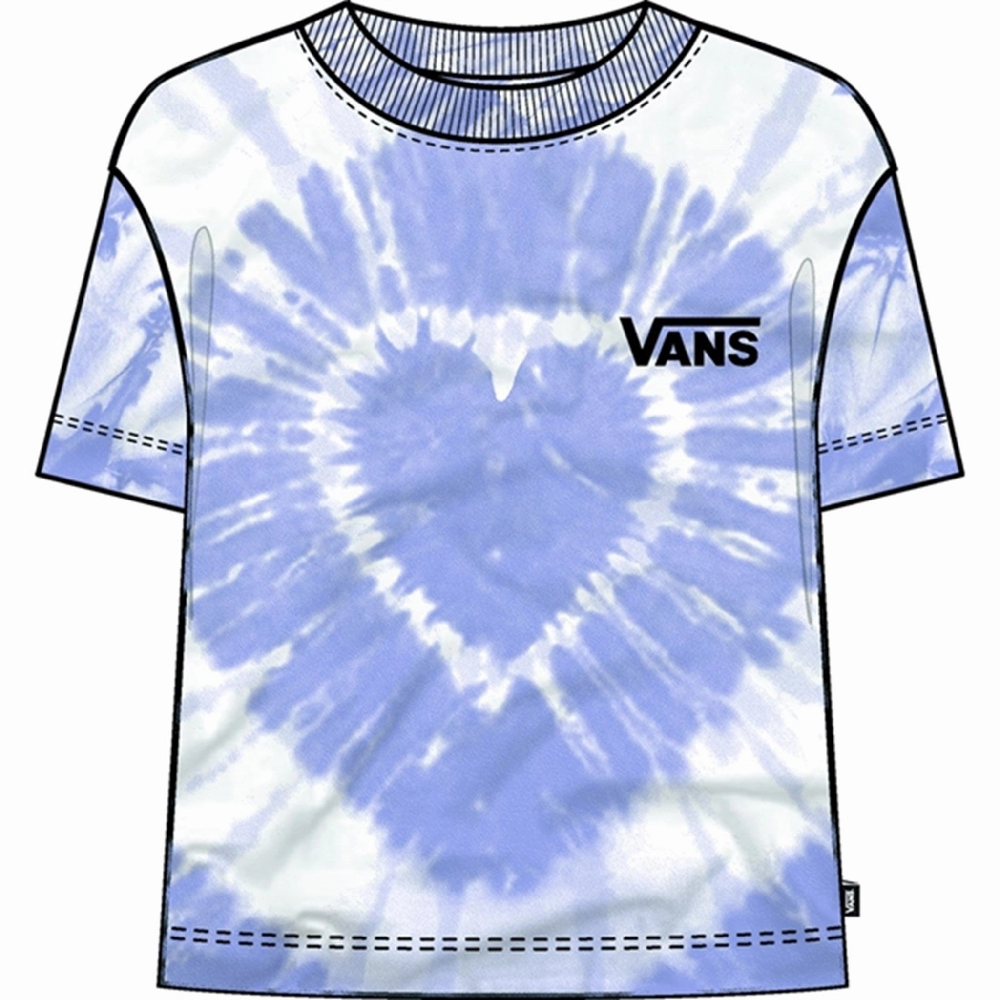 VANS T-Shirt Sweet Lavender Breathable Look