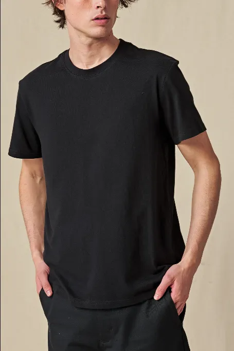 Globe maglietta manica corta da uomo Dion Agius Tasi GB02110002 nero ReinforcedNeckline