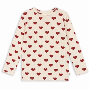 Konges Sl?jd Amour Rouge Minnie Blouse Gots Microfiber Material Urban Edge