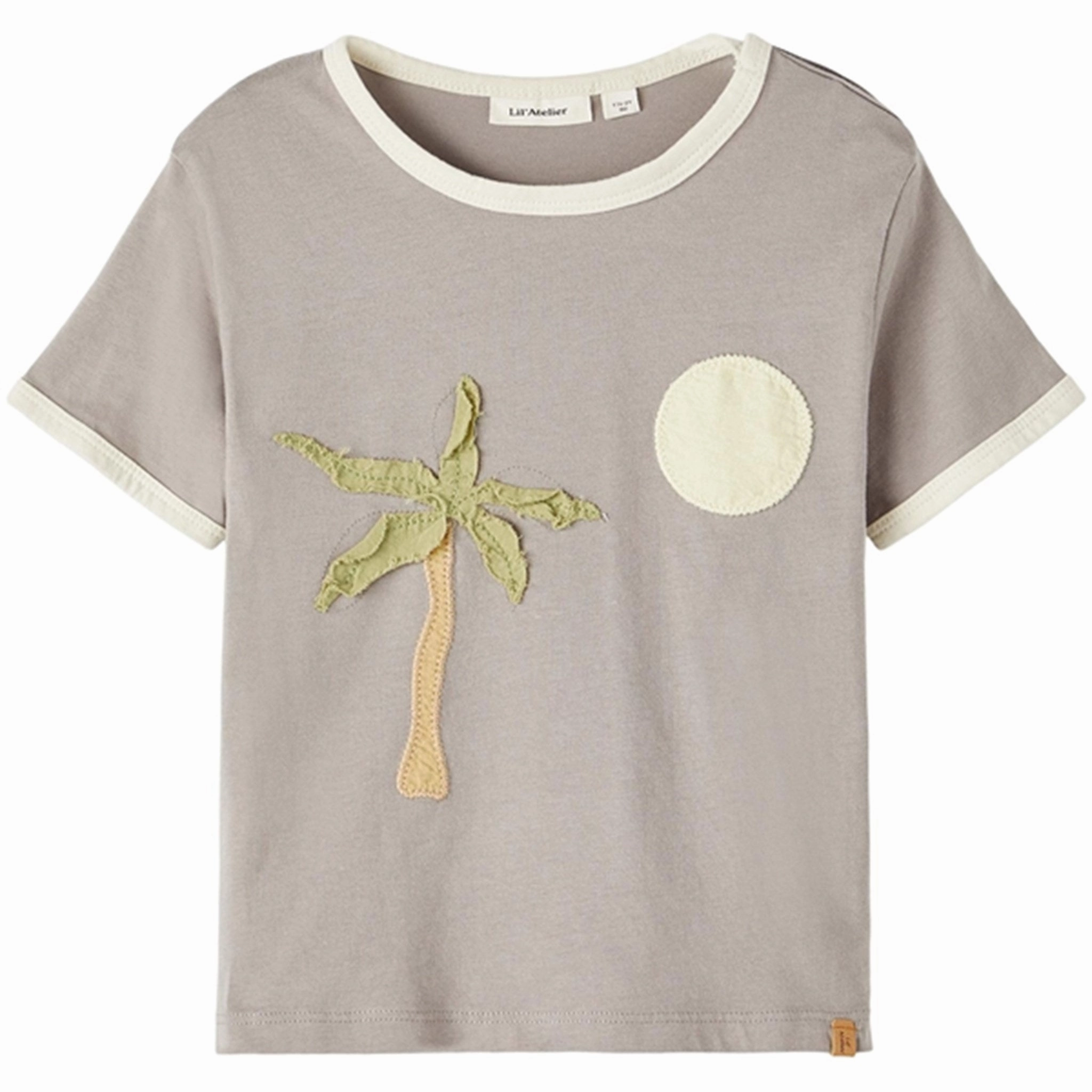 Lil'Atelier Frost Gray Hali Loose T-Shirt comfortable option