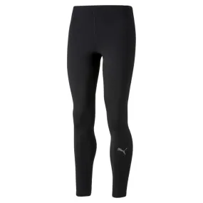 Puma Pantalone lungo tecnico da corsa Run Brushed Long Tight 522432 01 black Metallic accents Soft Lining