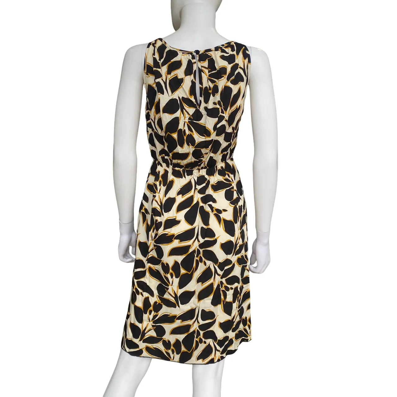 Astrolabio Vestito Smanicato Donna a Fantasia CA6F 500 Nero | Eleganza Estiva Tie-Detail