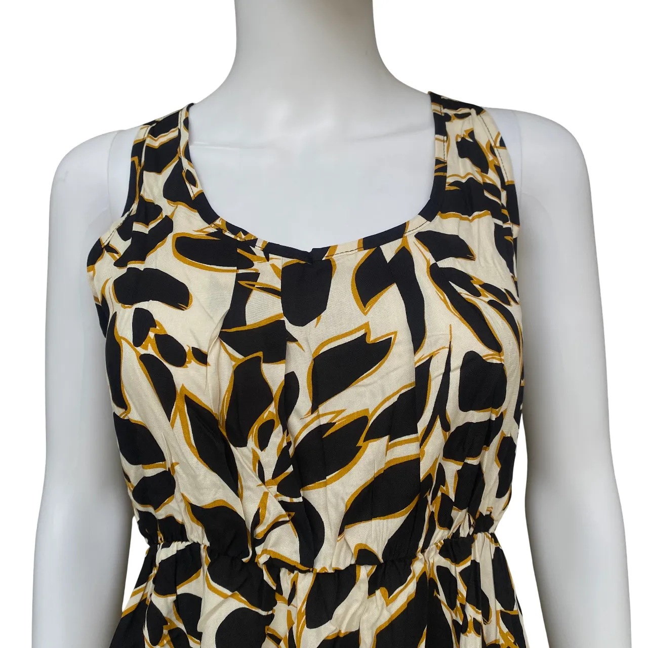 Everyday Comfort Easy Style Astrolabio Vestito Smanicato Donna a Fantasia CA6F 500 Nero | Eleganza Estiva