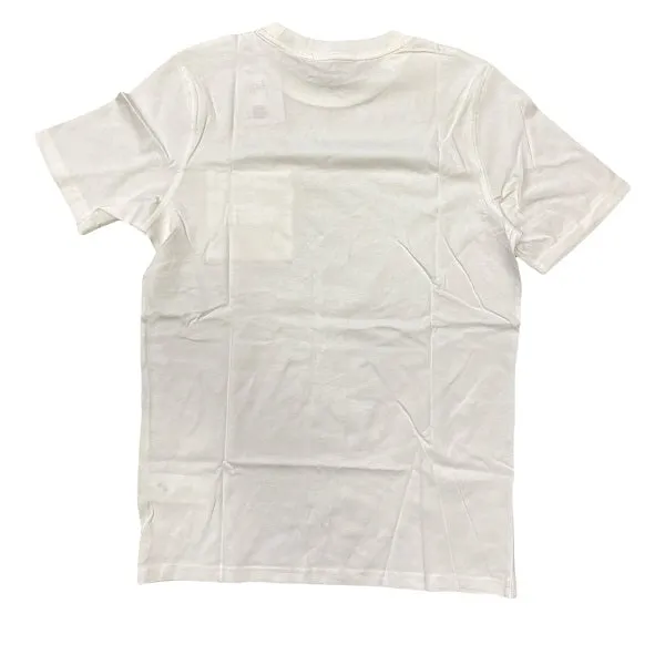 Puma maglietta manica corta da uomo con taschino Modern Basic 848442 02 bianco Foam Print Detail