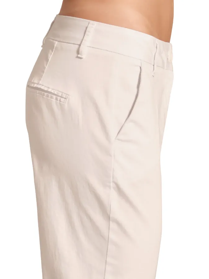 Griffai pantalone da donna Capri con spacchetti DGP5052 bianco Heat Dissipating