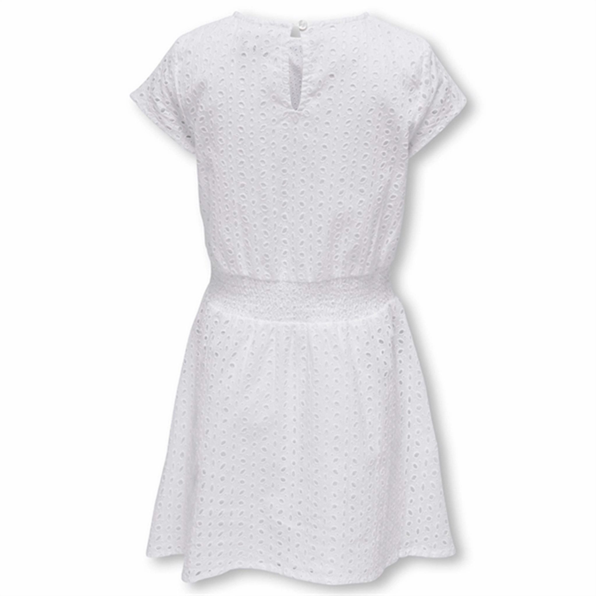Kids ONLY Bright White Lalma Solveig Dress Minimal Form
