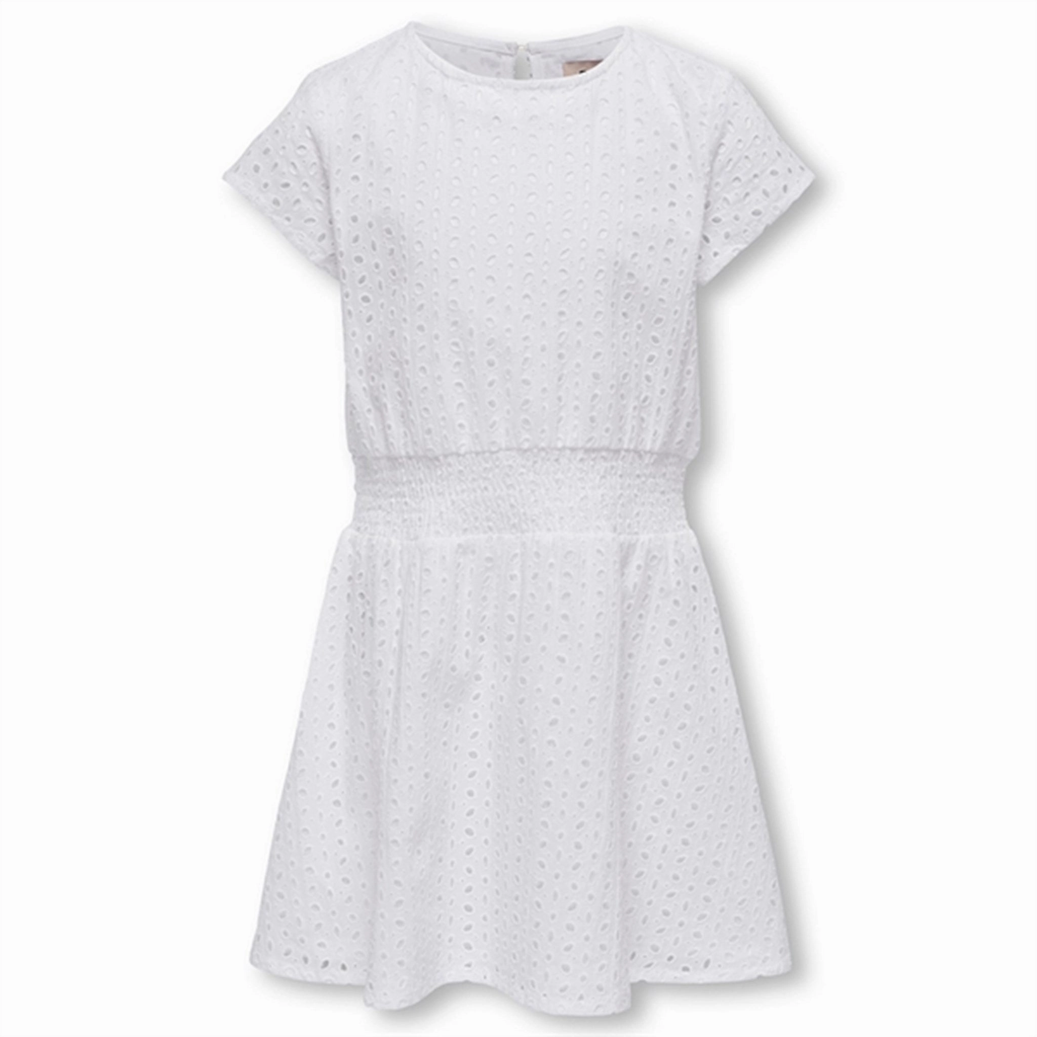 Kids ONLY Bright White Lalma Solveig Dress Summer Wardrobe Classic sheath dress
