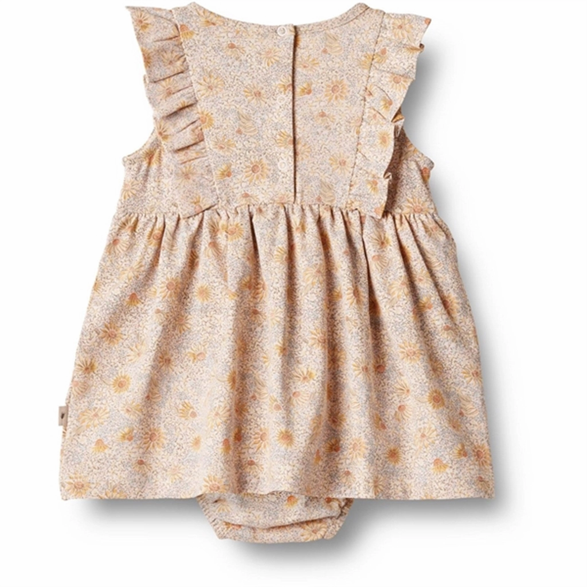 Front Detail Wheat Coneflowers Jersey Body Dress Suit Vianna