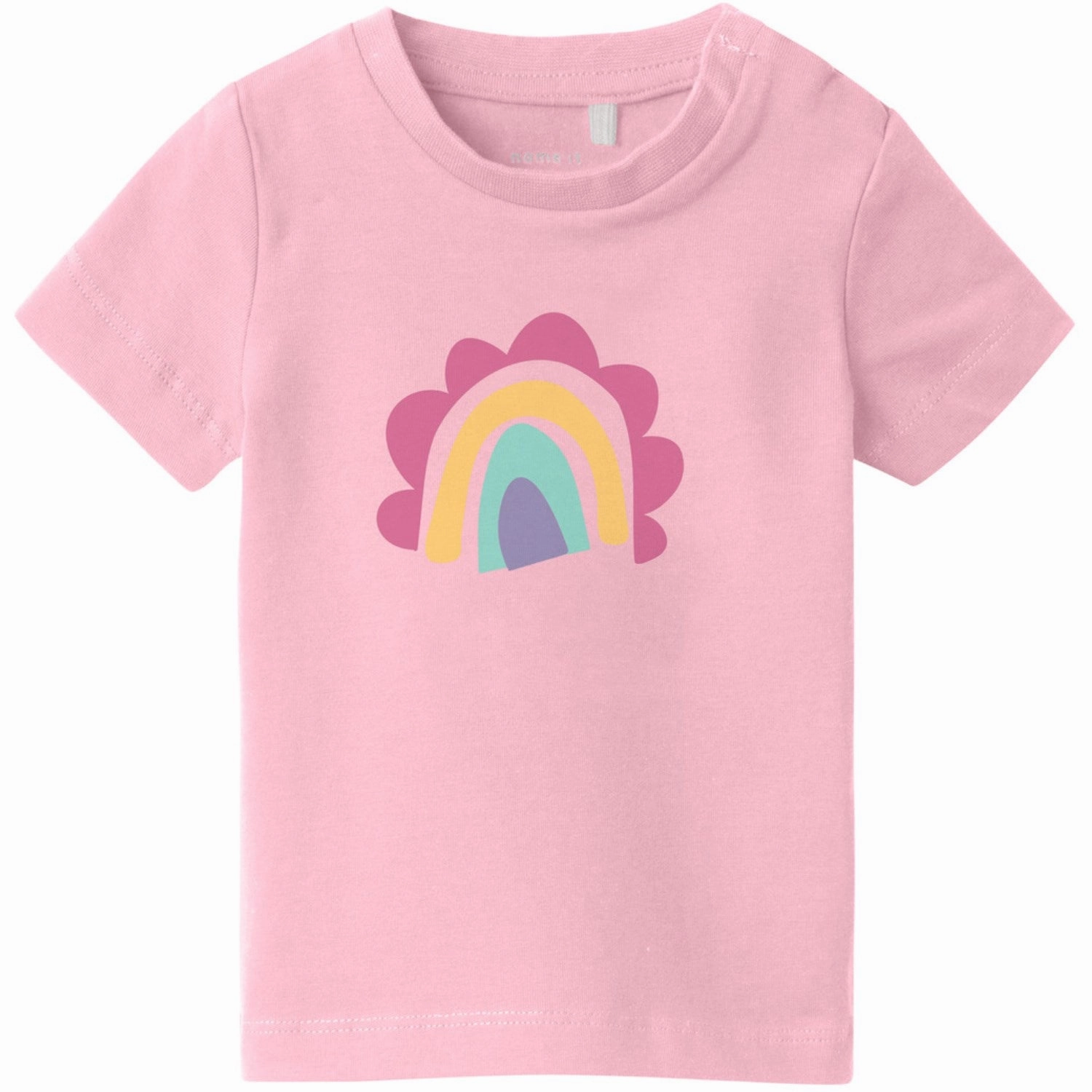 Fashionable Layer Eco Conscious Production Name It Parfait Pink Rainbow Vubie T-Shirt