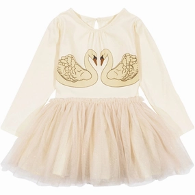 Konges Sl?jd Buttercream Glitter Fairy Ballerina Dress Poised Vibe