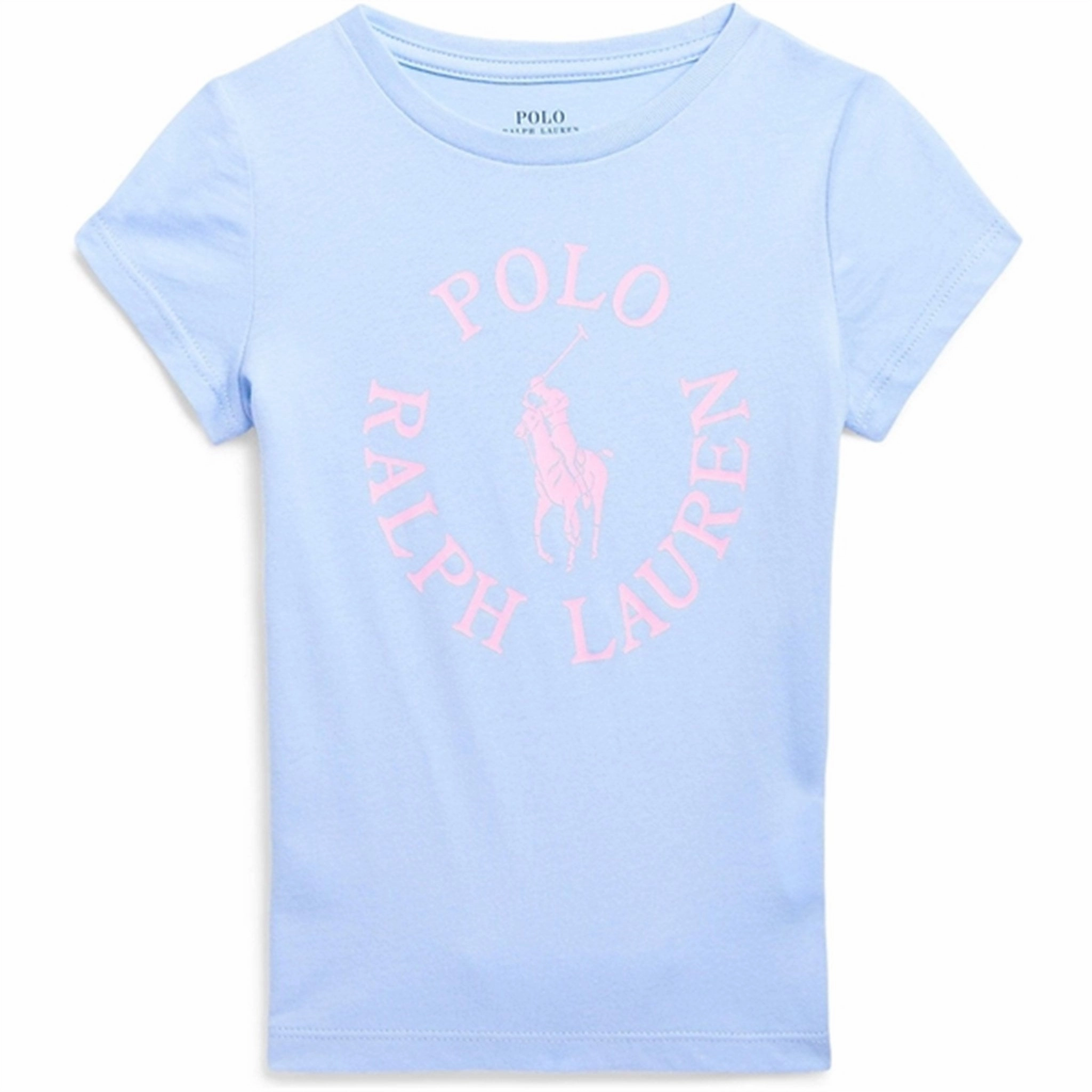 DoubleStitched Seams Ralph Lauren Graphic T-Shirt Blue