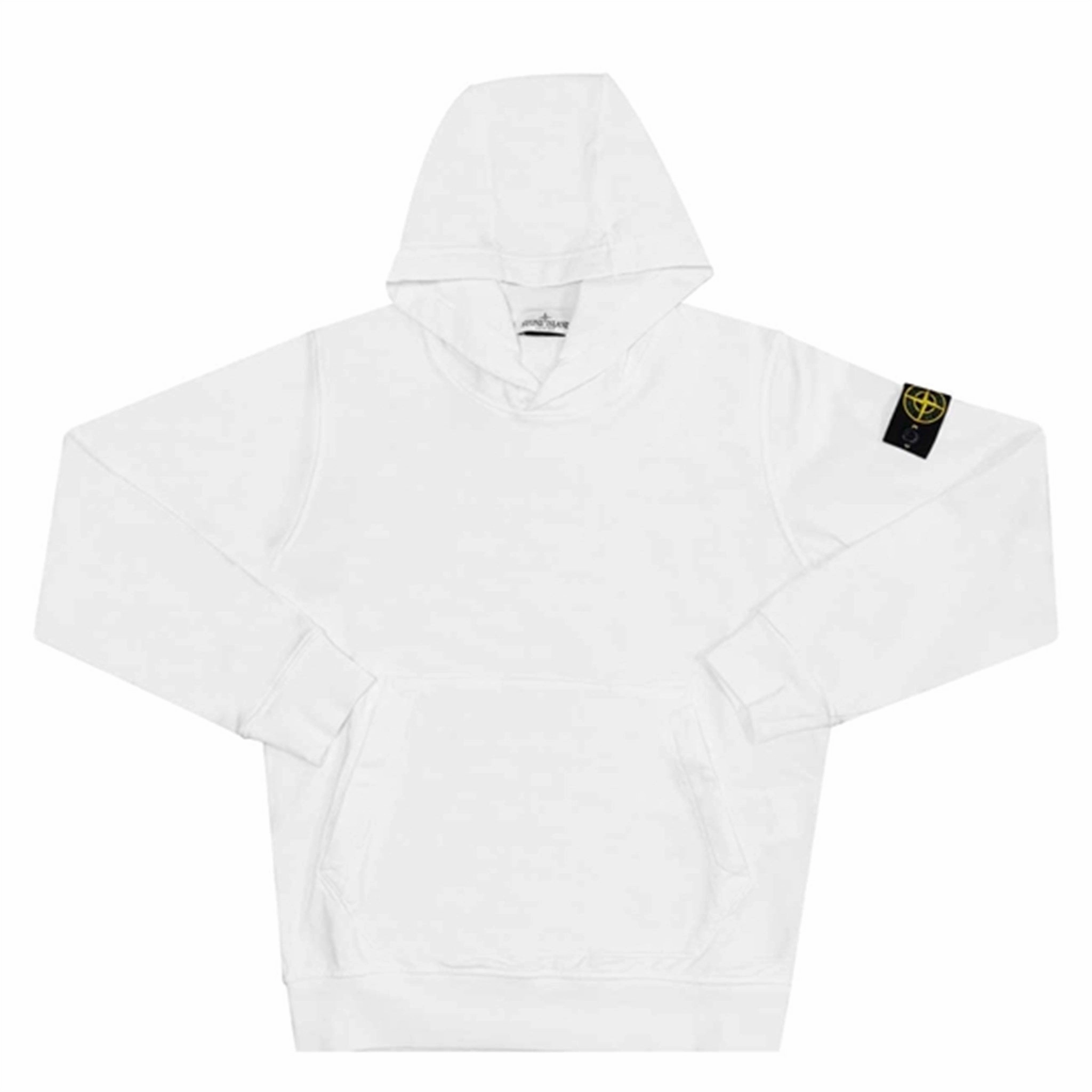 Stone Island Junior Hoodie White Work From Home No Sag Shoulder Support