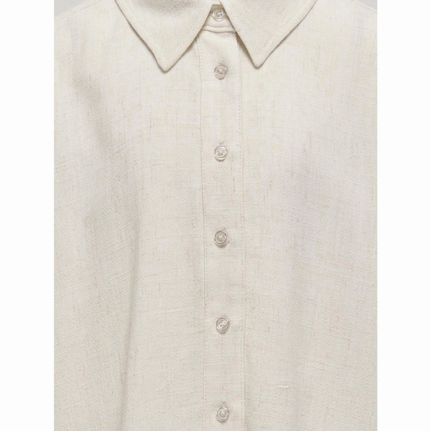 Handcrafted Detail kids ONLY Moonbeam Siesta L/S Linen Blend Ovs Shirt Pnt