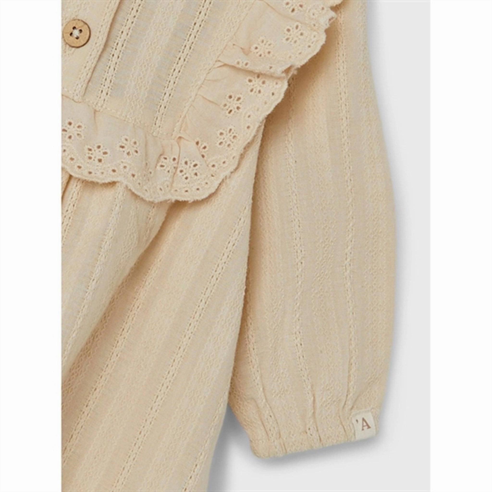 Lil'Atelier Wood Ash Oya Loose Dress Sleek Appearance Fitted Style