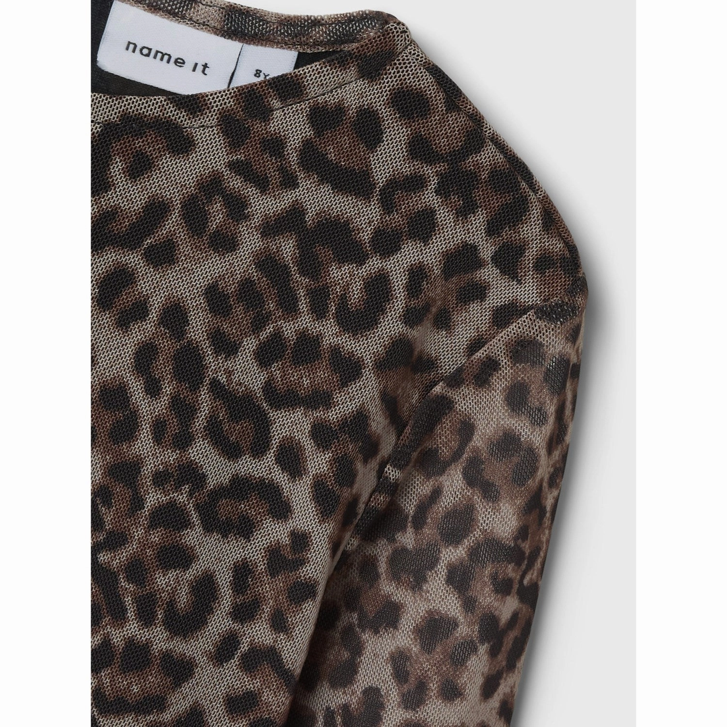 Winter Fashion Name It Black Animal Silje Slim Blouse