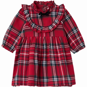 Name It Jester Red Rosi Dress LowProfileZipper Soft Stitch