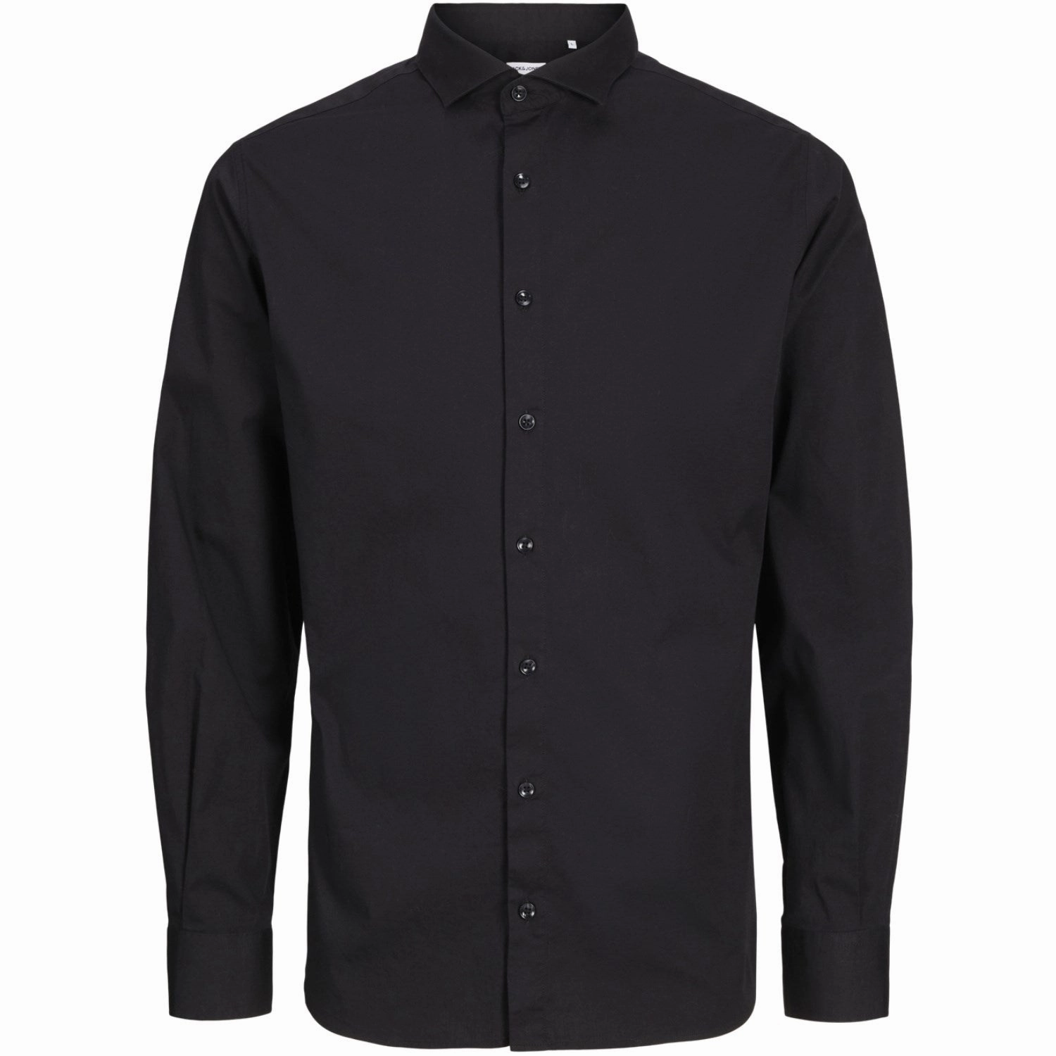 Jack & Jones Junior Black Axel Stretch Shirt Noos Quick Release Cuffs