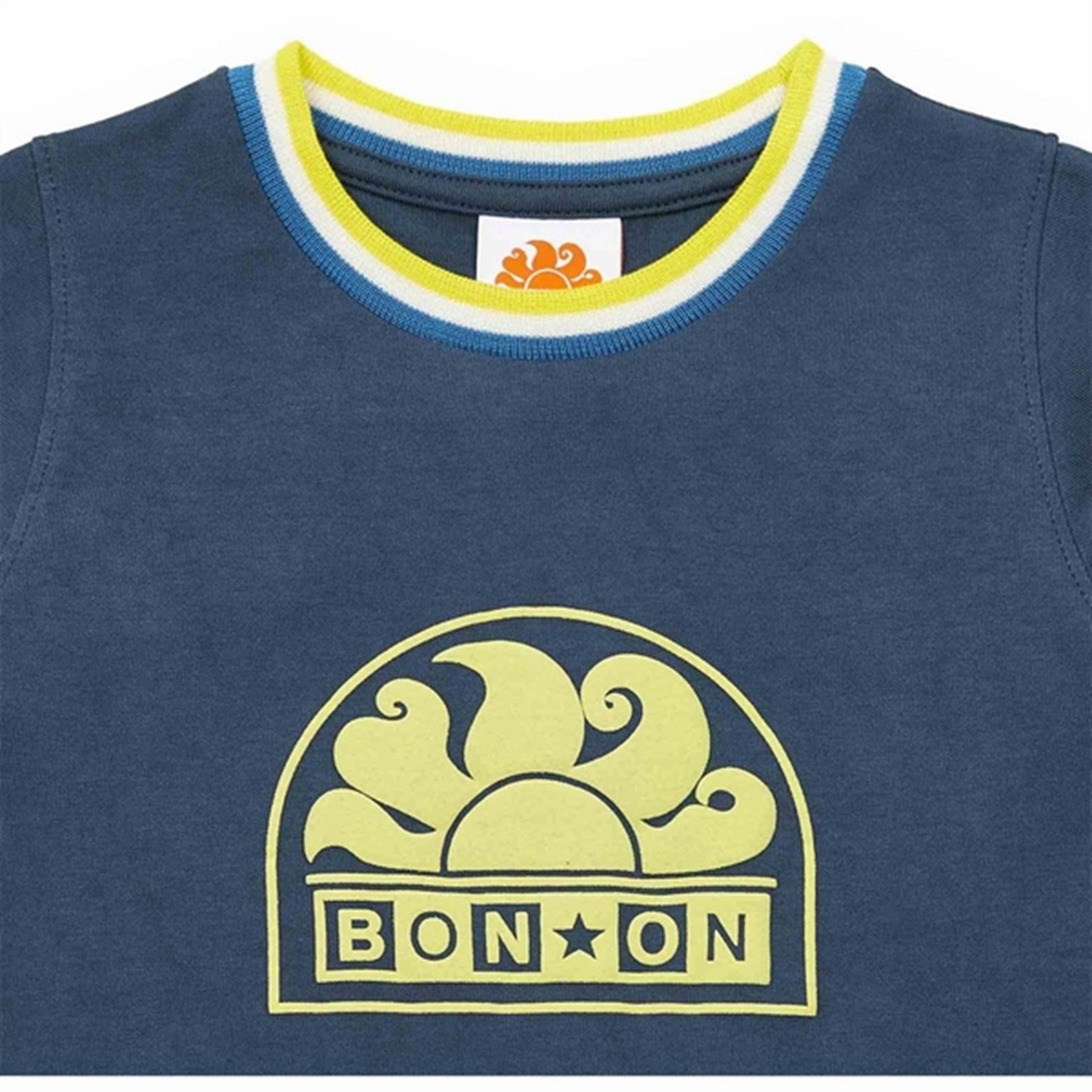 BONTON Navy Bonton T-Shirt Retro nostalgia