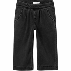 Name It Black Denim Bella Wide Jeans Noos Go-To Basic Modern Fit